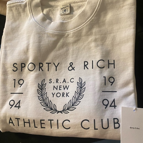 NWT Sporty & Rich Crewneck Size Small - Picture 3 of 3